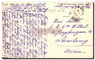 Bazylika Notre-Dame i nabrzeża — Paryż — wydawca nieznany, numer seryjny 80 — Rewers