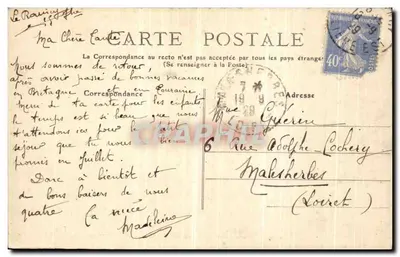Bois de Boulogne — Wandeling rond het Grote Meer, (herfstfoto) — F. C. F. (uitgever) — Achterkant
