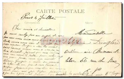 Paryż – panorama nad Seiną, ku Gare d'Orléans — E. V. 8.8. PARYŻ — Rewers