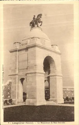 Longueval (Somme) — O Monumento do Bois Delville — Edição Lelong, Amiens