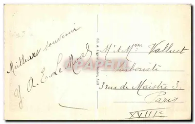 AULT - En el mar — 6007 — Ed. A. Lignier, Ault — Reverso