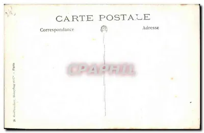 Cortiço de um hospital militar — soldados e enfermeiras — R. Gallimard, Rosengrug et C°, Paris — Verso