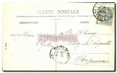 Bazylika w Albert (Somme) — Statua świętej Maryi Panny z Brebières, odkryta w XI wieku — Paul Heidet, n° 14 — Rewers