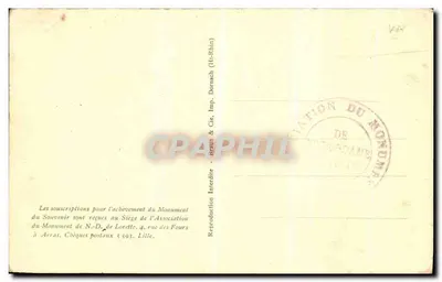 N.D. de Lorette — kaplica Lorette (Projekt Cordonnier) — Rewers