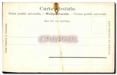 Lausanne - Kościół angielski — Jullien Frères, Genewa, nr 1910 — Rewers