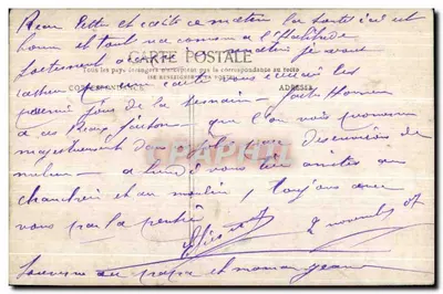 Irmã de caridade cuidando de um soldado ferido — J.K. — n° 304 — Verso
