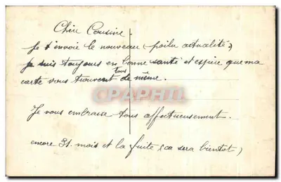 Żołnierz w uniformie — wydawca FLD, nr 39 — Rewers
