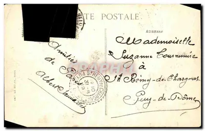 Défilé de Paris — Place de la Concorde — Éditeur B.D.P. n° 10 — Verso