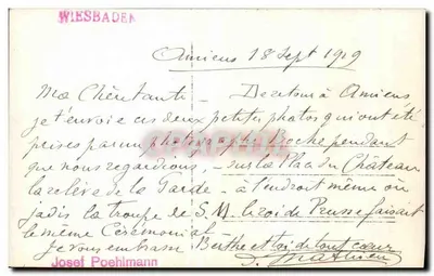 Les Petits Boches et Policier boche — Wiesbaden — Josef Poehlmann — Verso