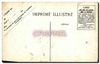 Glorificação do Soldado Anônimo — Transferência do Coração de Gambetta — Aniversário da Armistício — Novembro 1920 — Editor BED — Verso