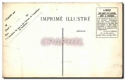 Uczczenie Nieznajomego Żołnierza — Przekazanie Serca Gambetta — 11 Listopada 1920 — Wydawca B.L.D. — Rewers