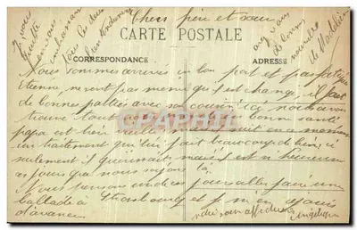 Baccarat - Perspectiva da Rue des Ponts após o 25 de Agosto de 1914 (Incendiada pelos Alemães) — Livraria-Papelaria Massou, Baccarat (M.-e-M.) — Verso