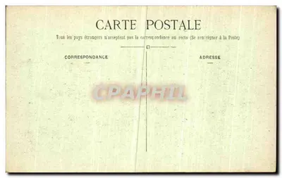 Ruínas da rue St-Waast em La Ferté-Milon — Imp. Béfort-Lupuis, n°1423 — Verso