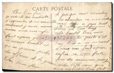 Térmonté (Bélgica) — Bairro bombardeado pelos Alemães — S. Fadges, Editora, Lyon, n° 6216 — Verso