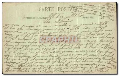 LILLE - Ruiny ulicy Militaire - wyd. P.-L. — Rewers