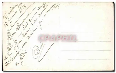 Cena de guerra — Fantasma de Napoleão — Editor SIN Paris, n° 61 — Verso