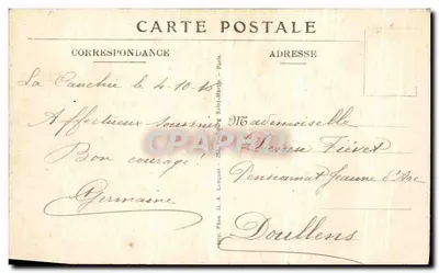 Blangy-les-Arras — Fundición — Charles Ledieu, Ed. Arras, N°17 — Reverso