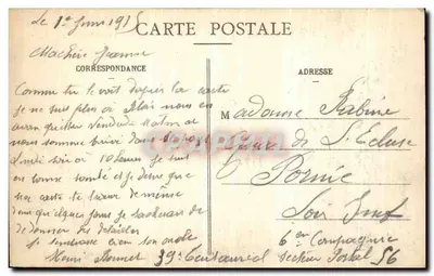 Baccarat - A igreja bombardeada pelos alemães - A Guerra na Lorena em 1914-1915 — Verso