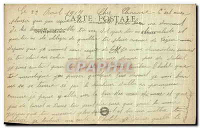 Verdun — Bairro demolido — L.C.H. Vise Paris, Série N° 536 — Verso