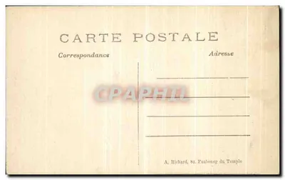 Kolumna Spahis Marockich przechodzących przez las Compiègne — A.R. 195 — Rewers