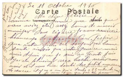 Catedral de Reims — Aspecto dos telhados após o incêndio da cobertura — A.R. / Visa Paris.54 — Verso