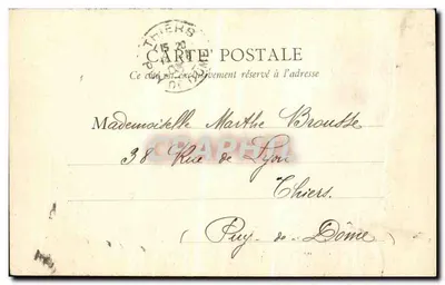 Paris — Jardim das Tuileries e rua de Rivoli — B.F. Paris, n°129 — Verso
