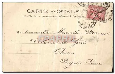 Paris — A Bolsa de Comércio. Observatório da Torre de Médicis — L. J & Cie, editor, Angoulême-Paris — Verso