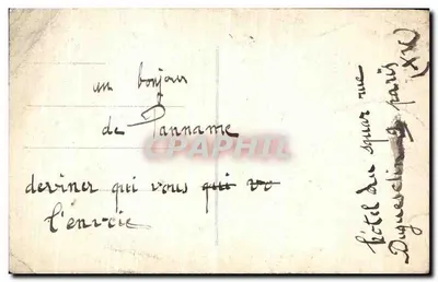 Paris — La Rue de Rivoli et les Tuileries — éditeur non visible — Verso