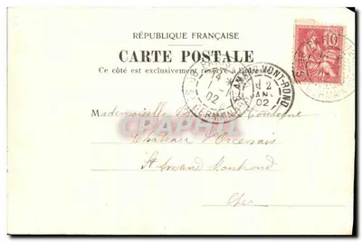 PARIS — A cascata do Bois de Boulogne — N. & Cie. No.63 — Verso