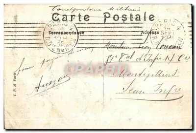 PARIS — El Puente Real y el Pavillon de Flore — Reverso