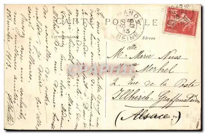 Bois di Vincennes — Vista pittoresca della grotta Daumesnil — E. M. n° 488 — Verso