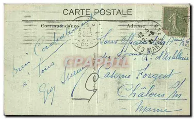 Paryż — Rue Soufflot i Panthéon — Rewers