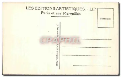 Paryż — Aleja Champs-Élysées i konne statuie z Marly — LIP — Rewers