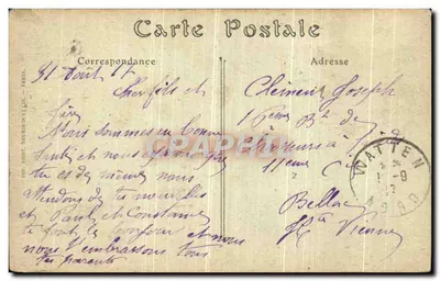 Paris — Jardim do Luxembourg, a Fonte Carpeaux — ND. Fot. — Verso