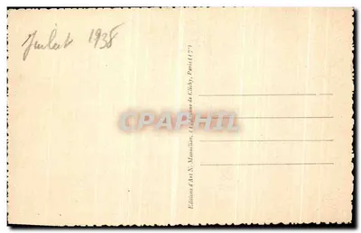 Parijs — Het Stadhuis — Merk Pax — 20. PARIJS, Stad van licht — Achterkant
