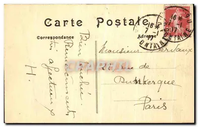 Arc de Triomphe de l'Étoile — Paryż — M.J. wydawca, nr 137 — Rewers