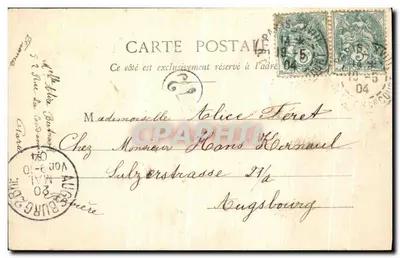 Parigi - Cascata del Bois de Boulogne — editore anonimo, n° 47 — Verso
