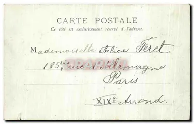 Parc Monceau (A Rotonda) — Paris — H. Fleischhauer — Verso