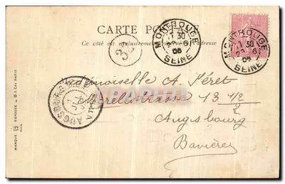 Parijs – Bulles-Chaumont-le-Lac — Gedrukt in TAILLE-DOUGE, N°21 — Achterkant