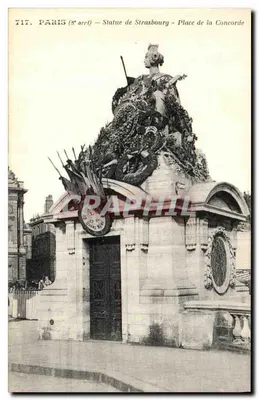 Statua Strasburga — Plac Konwencji — Paryż (8e arrt) — n°717