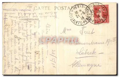 Buttes-Chaumont — O Klosque e o Lago — Editor desconhecido, n° 116 — Verso