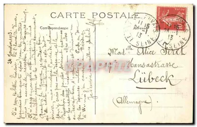 Pogrzebowy wóz Napoleona I — Hotel Invalidów — J.H. nr 463 — Rewers