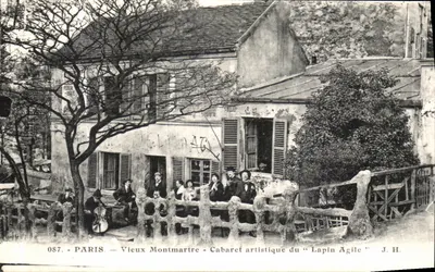 Paris - Vieux Montmartre - Nhà hàng nghệ thuật "Lapin Agile" — J. H.