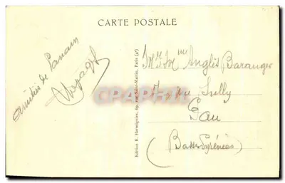 Paryż — Arc de Triomphe du Carrousel — Wydawca E. Harmignies, nr 107 — Rewers
