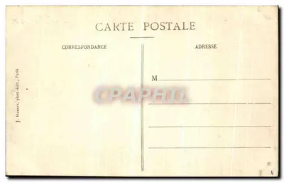 A Cheia da Seine (Janeiro-Fevereiro 1910) — O Pont de Sully, apenas a arco do meio desobstruído — J. Hauser, fot.-edit., Paris — Verso