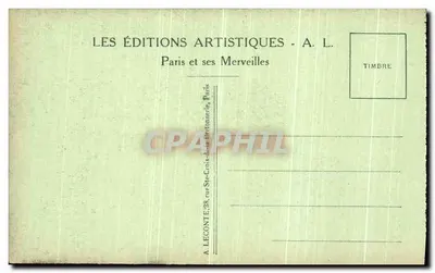 Parigi — Cattedrale di Notre-Dame — Chimera — A. L. — Verso