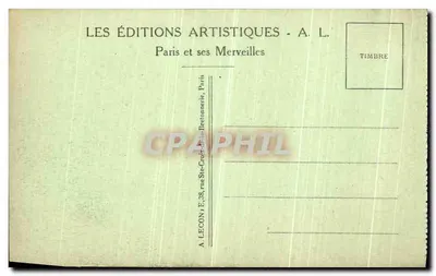 Parigi — Notre-Dame — Chimère — A. L. — Verso