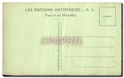 Parijs - Notre-Dame - Chimères — A. L. n°17 — Achterkant