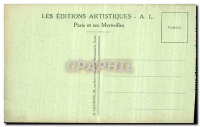 Parigi - Notre-Dame - Chimère — A. L. — n°15 — Verso