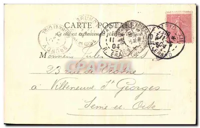 Paris — Lago das Tuileries — B. F. Paris, n° 111 — Verso